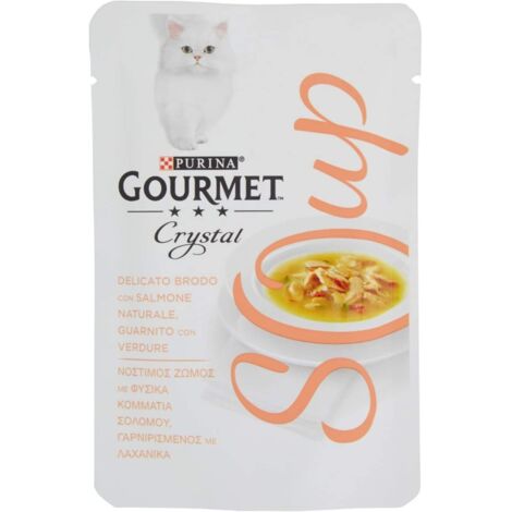 Gourmet Gatto Nature's Creations Soup 40gr Salmone e Verdure