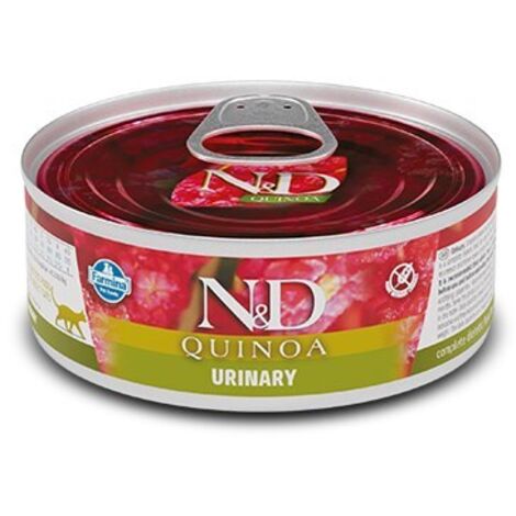 Farmina Cat N&D Quinoa Urinary - Farmina Cat N&D Quinoa Urinary - Lattina Da 80 Gr