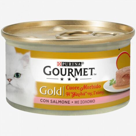 Gourmet Gold Cuore Morbido, Lattina 85gr - Salmone
