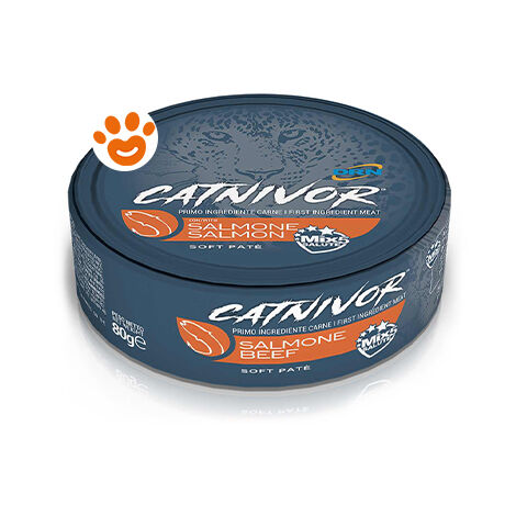 DRN Catnivor Salmone  - DRN Catnivor Salmone - Lattina Da 80 Gr