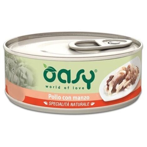 Gatto - Pollo e Manzo 70 - 150 gr OASY - size 150 gr