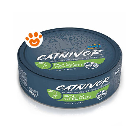 DRN Catnivor Pollo  - DRN Catnivor Pollo - Lattina Da 80 Gr