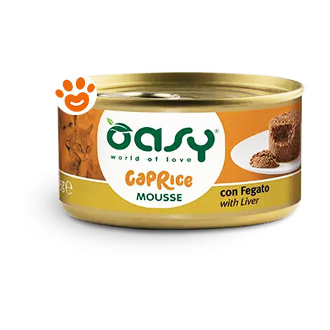 Oasy Cat Caprice Mousse con Fegato  - Oasy Cat Caprice Mousse con Fegato - Lattina Da 85 Gr