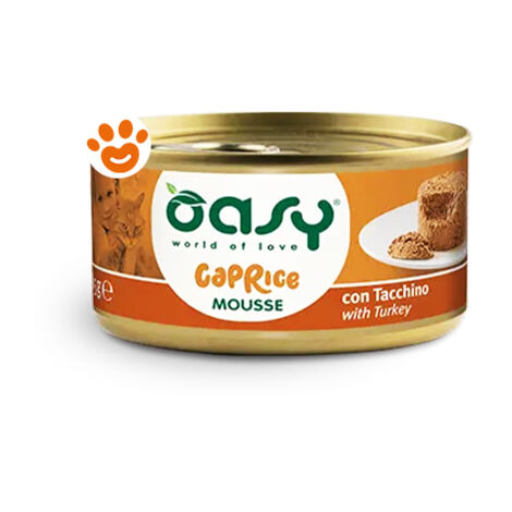 Oasy Cat Caprice Mousse con Tacchino - Oasy Cat Caprice Mousse con Tacchino - Lattina Da 85 Gr