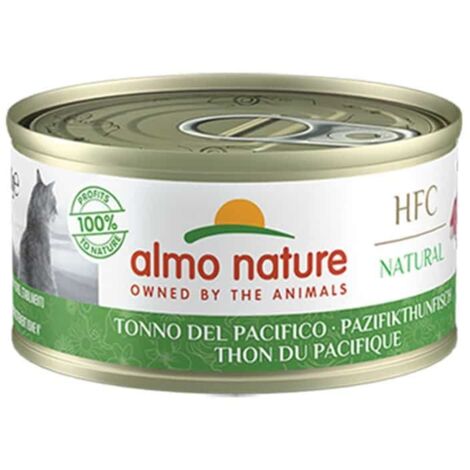 Almo Nature Gatto HFC Natural Lattina 70gr Tonno del Pacifico