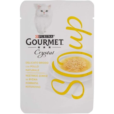 Purina Cat Gourmet Nature Creations Soup Brodo Pollo  - Purina Cat Gourmet Nature Creations Soup Brodo Pollo - Bustina Da 40 Gr