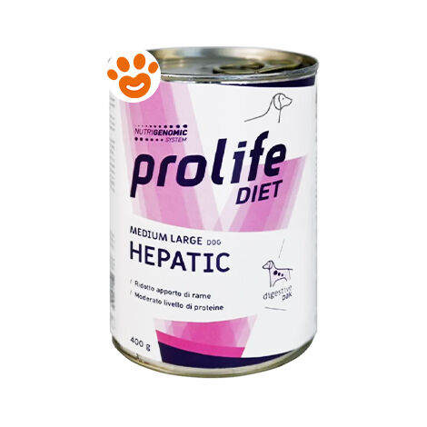 Prolife Dog Diet Hepatic Medium Large - Prolife Dog Diet Hepatic Medium Large - Lattina Da 400 Gr
