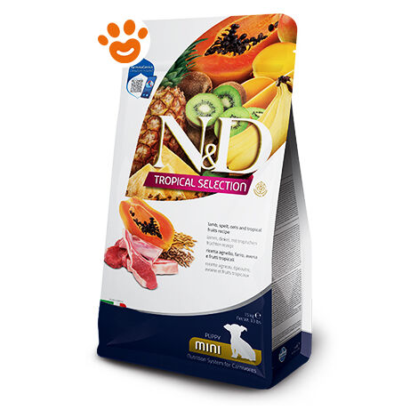 Farmina Dog N&D Tropical Puppy Mini Agnello - Farmina Dog N&D Tropical Puppy Mini Agnello - Sacco Da 1,5 Kg