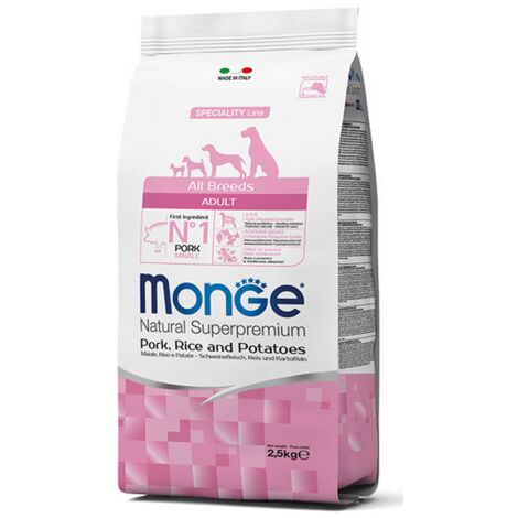Cane All Breeds Adult Anatra, Riso & Patate Monge - size 2