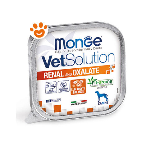 Monge Dog Vetsolution Renal e Oxalate  - Monge Dog Vetsolution Renal e Oxalate - Vaschetta Da 150 Gr (1/3)