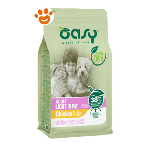 Oasy Dog Lifestage Adult Light in Fat con Pollo - Oasy Dog Lifestage Adult Light in Fat con Pollo - Sacco Da 3 Kg