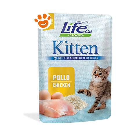 Life Cat Natural Kitten Pollo - Life Cat Natural Kitten Pollo - Bustina Da 70 Gr