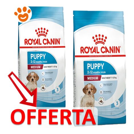 Royal Canin Dog Medium Puppy - Royal Canin Dog Medium Puppy - Sacco Da 10 Kg