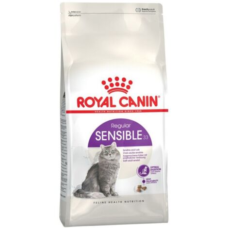 Royal Canin Cat Regular Sensible 33  - Royal Canin Cat Regular Sensible 33 - Sacco Da 400 Gr