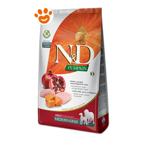 Farmina N&D Cane Medium e Maxi 2,5 kg Zucca Pollo e Melograno Adult