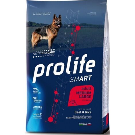 Cane - Smart Medium/Large Manzo & Riso Prolife - size 2