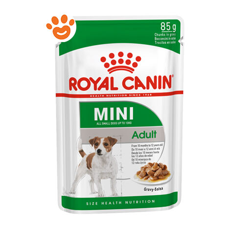 Royal Canin Mini Adult - Beef in salsa - 12 buste x 85 gr