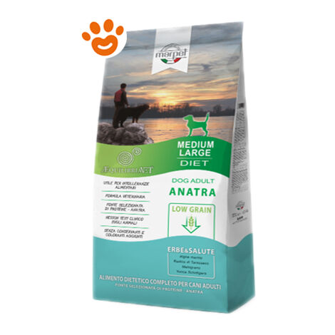 Marpet Dog Aequilibriavet Adult Medium Large Anatra  - Marpet Dog Aequilibriavet Adult Medium Large Anatra - Sacco Da 12 Kg