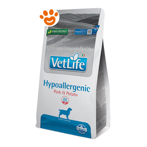 Farmina Dog Vet Hypoallergenic Maiale e Patate  - Farmina Dog Vet Hypoallergenic Maiale e Patate - Sacco Da 12 Kg