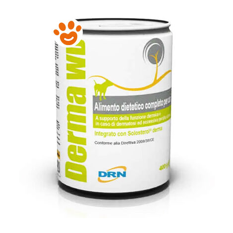 DRN Dog Diet Derma WD  - DRN Dog Diet Derma WD - Lattina Da 400 Gr