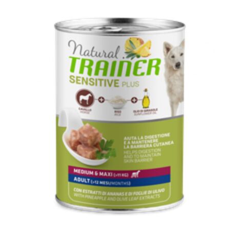 Cane - Natural Trainer Sensitive Plus Adult 400gr M/M Coniglio&Riso