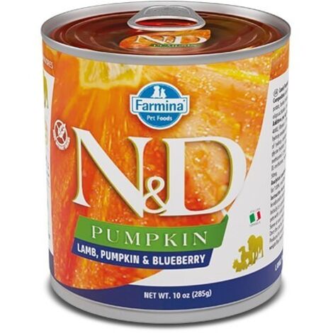 Farmina Dog N&D Pumpkin Adult Agnello, Zucca e Mirtillo - Farmina Dog N&D Pumpkin Adult Agnello, Zucca e Mirtillo - Lattina Da 285 Gr