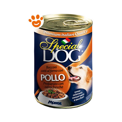 Monge Special Dog Adult Bocconi Pollo - Monge Special Dog Adult Bocconi Pollo - Lattina Da 400 Gr