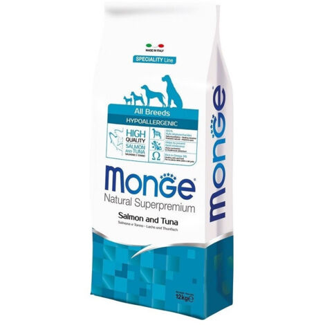 MONGE Natural SUPERPREMIUM Hypoallergénique Chien Croquettes pour Chien