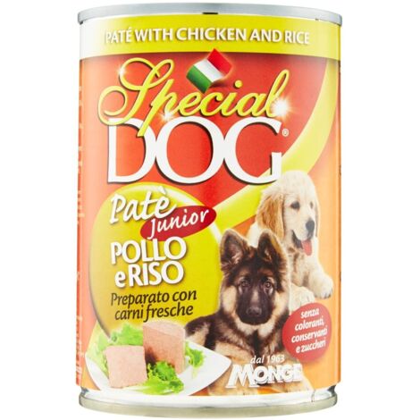 Cane - Patè Pollo Junior Special Dog Gialla Monge 400 gr