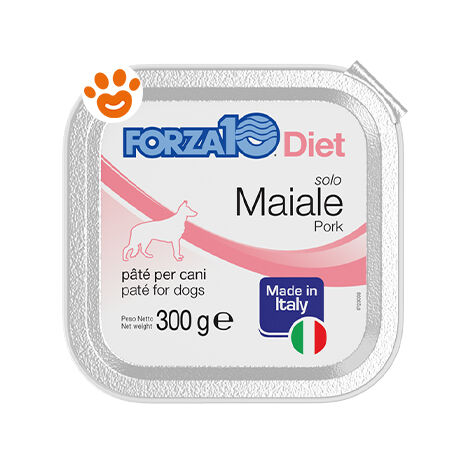 Forza10 Dog Solo Diet Maiale - Forza10 Dog Solo Diet Maiale - Vaschetta Da 300 Gr
