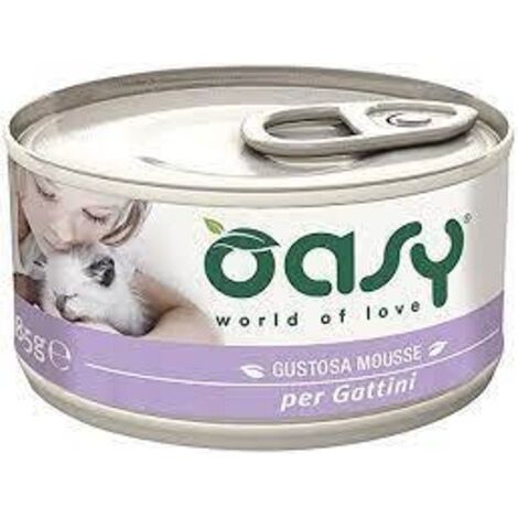 Oasy Cat Caprice Mousse Kitten - Oasy Cat Caprice Mousse Kitten - Lattina Da 85 Gr