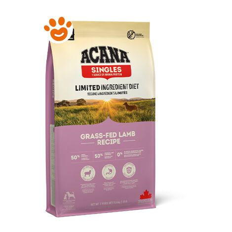 Acana Dog All Breeds Singles Grass Fed Lamb - Acana Dog All Breeds Singles Grass Fed Lamb - Sacco Da 6 Kg