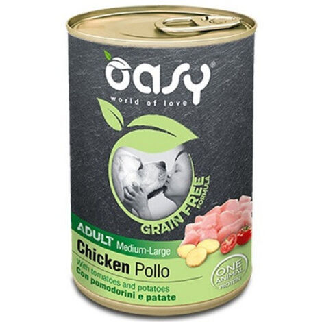 Cane Grain Free Adult Medium Large con Pollo 400 gr OASY