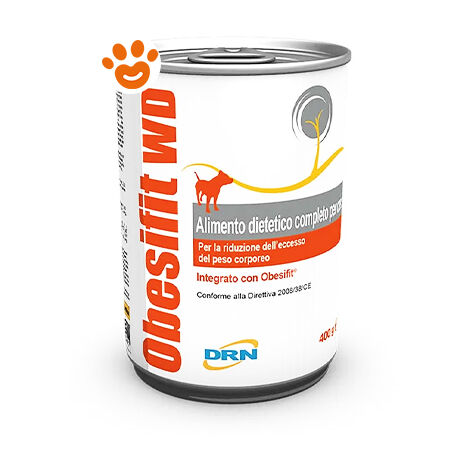 DRN Dog Diet Obesifit WD  - DRN Dog Diet Obesifit WD - Lattina Da 400 Gr