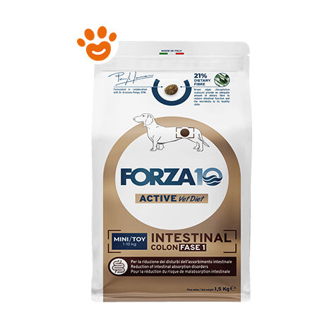 Forza10 Dog Active VetDiet Mini&Toy Intestinal Colon Fase 1 - Forza10 Dog Active VetDiet Mini&Toy Intestinal Colon Fase 1 - Sacco Da 1,5 Kg