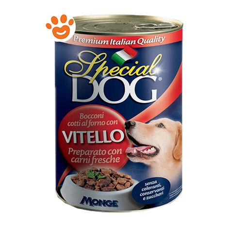 Cane - Vitello Special Dog Rossa Monge 1275 gr