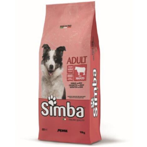 Monge Dog Simba con Manzo - Monge Dog Simba con Manzo - Sacco Da 10 Kg