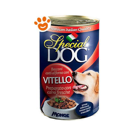 Monge Special Dog Adult Bocconi Vitello - Monge Special Dog Adult Bocconi Vitello - Lattina Da 400 Gr (1/3)