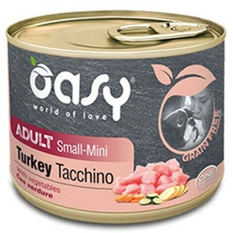 Cane Grain Free Adult Small con Tacchino 200 gr OASY