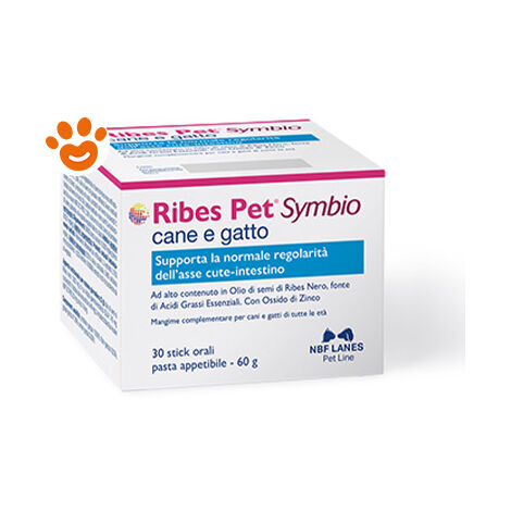 NBF Lanes Dog e Cat Ribes Pet Symbio Pasta in Stick - NBF Lanes Dog e Cat Ribes Pet Symbio Pasta in Stick - Confezione Da 30x2 Gr