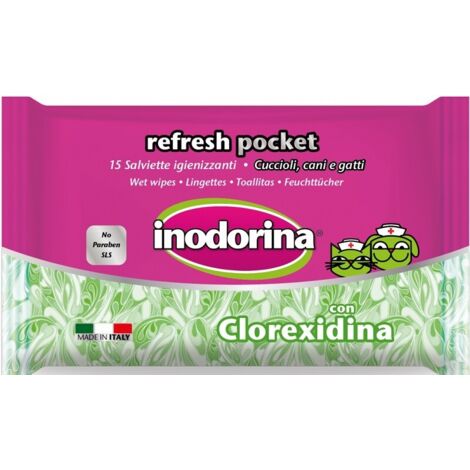 Salviettine Inumidite per Animali Domestici Inodorina