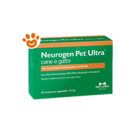 NBF Lanes Dog e Cat Neurogen Pet Ultra - NBF Lanes Dog e Cat Neurogen Pet Ultra - Confezione da 30 Compresse