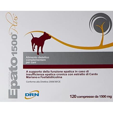 DRN Dog Epato 1500  - DRN Dog Epato 1500 - Confezione da 120 Compresse