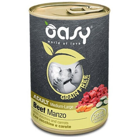 Cane Grain Free Adult Medium Large con Manzo 400 gr OASY