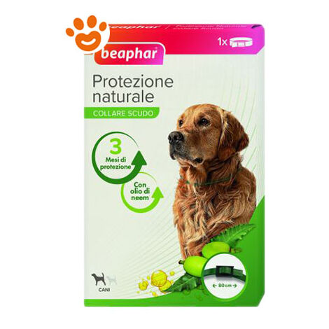 Beaphar Dog Protezione Naturale Collare Taglia Grande 80 cm - Beaphar Dog Protezione Naturale Collare Taglia Grande 80 cm - Confezione da 1 Collare
