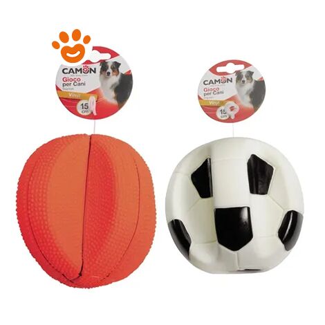 Camon Dog Gioco Palla Vinile Calcio-Basket  - Camon Dog Gioco Palla Vinile Calcio-Basket - Confezione da 1 pezzo