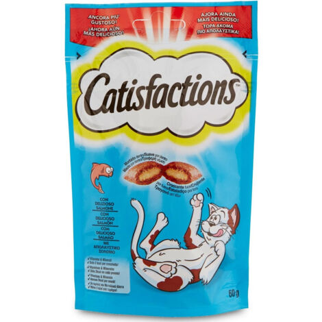 Catisfactions Cat con Salmone - Catisfactions Cat con Salmone - Confezione da 60 Gr