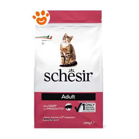 Schesir Cat Adult Mantenimento Prosciutto  - Schesir Cat Adult Mantenimento Prosciutto - Sacco Da 1,5 Kg