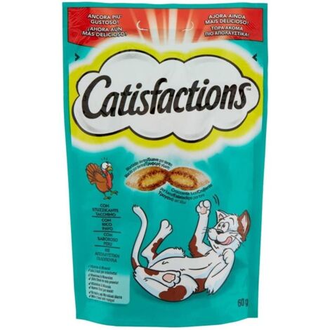Catisfactions Cat con Tacchino  - Catisfactions Cat con Tacchino - Confezione da 60 Gr