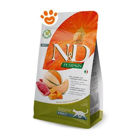 Farmina Gatto Pumpkin 5 kg Anatra Zucca e Melone Cantalupo